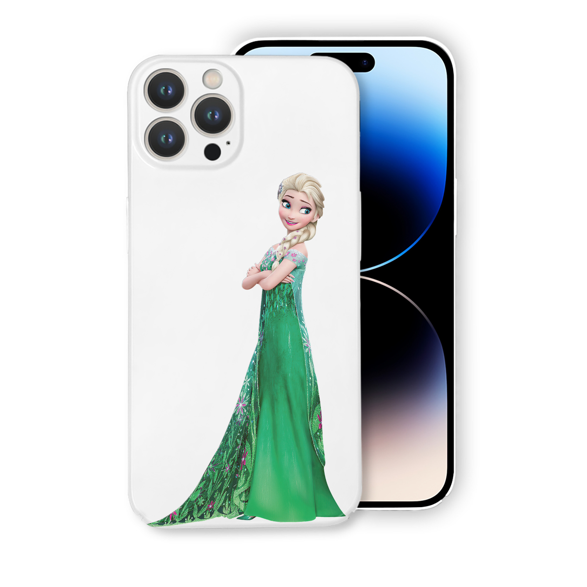 （画像用） アナと雪の女王 アンナ エルサ Frozen Anna Elsa 【iPhone 14シリーズ対応】ハードケース